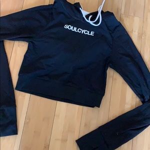 Cropped soulcycle sweater (tight fit!)